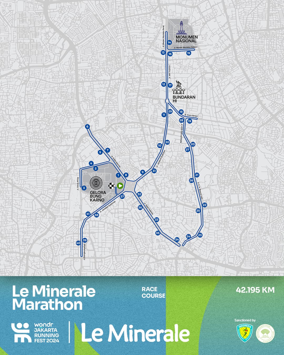 JRF 2024 42K course map